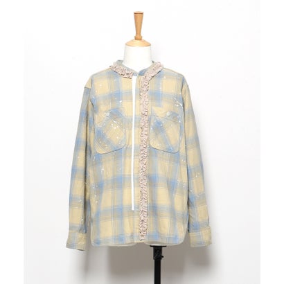 ゴートゥーハリウッド GO TO HOLLYWOOD Flannel Remake Work Shirt(LADIES) （YELLOW）｜詳細画像