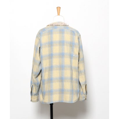 ゴートゥーハリウッド GO TO HOLLYWOOD Flannel Remake Work Shirt(LADIES) （YELLOW）｜詳細画像