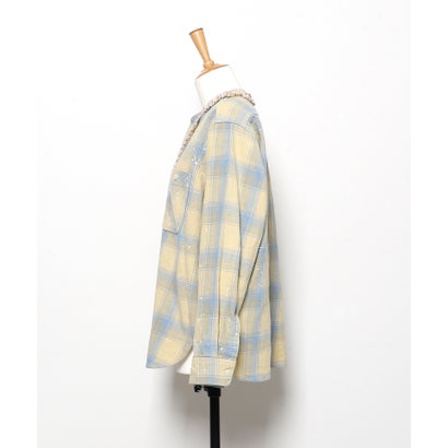 ゴートゥーハリウッド GO TO HOLLYWOOD Flannel Remake Work Shirt(LADIES) （YELLOW）｜詳細画像
