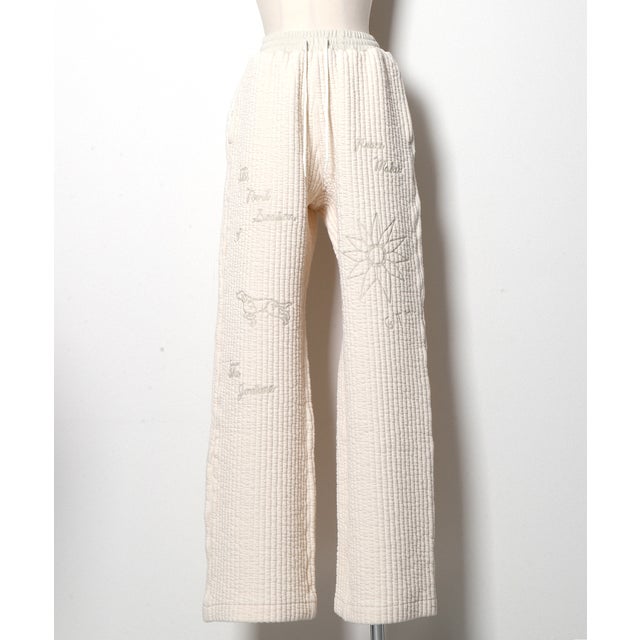 Qulited Blister Pants(LADIES) （BEIGE）