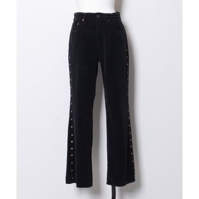 Corduroy Bootcut Pants(LADIES) （BLACK）｜詳細画像