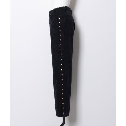 Corduroy Bootcut Pants(LADIES) （BLACK）｜詳細画像