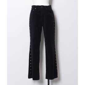 Corduroy Bootcut Pants(LADIES) （BLACK）
