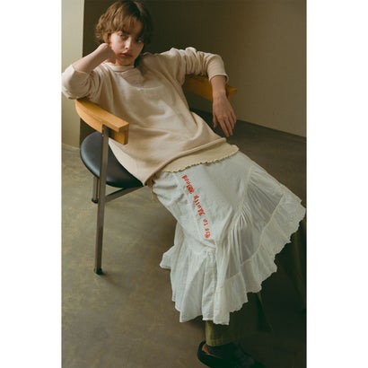 ゴートゥーハリウッド GO TO HOLLYWOOD Vintage Pile Double Gusset Pullover(LADIES) （WHITE）｜詳細画像