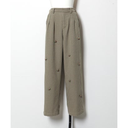 Gun Club Check Pants(LADIES) （GREEN）｜詳細画像