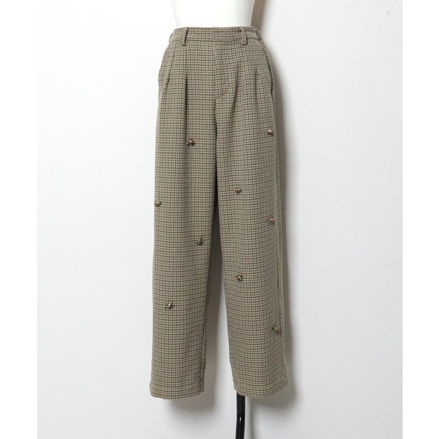 Gun Club Check Pants(LADIES) （GREEN）