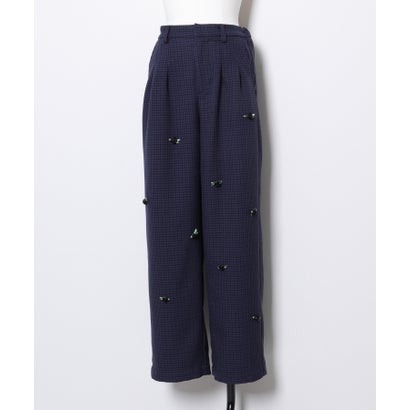 Gun Club Check Pants(LADIES) （NAVY）｜詳細画像