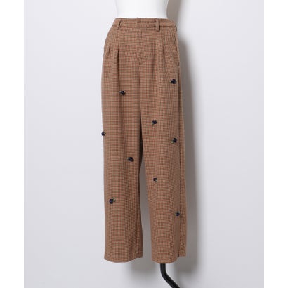 Gun Club Check Pants(LADIES) （BROWN）｜詳細画像