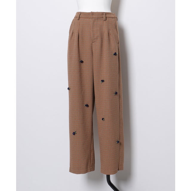 Gun Club Check Pants(LADIES) （BROWN）