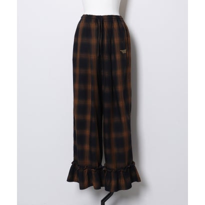 ゴートゥーハリウッド GO TO HOLLYWOOD Ombre Plaid Relaxing Pants(LADIES) （BLACK）｜詳細画像