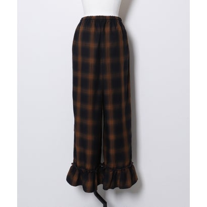 ゴートゥーハリウッド GO TO HOLLYWOOD Ombre Plaid Relaxing Pants(LADIES) （BLACK）｜詳細画像