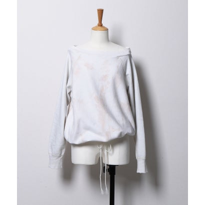 ゴートゥーハリウッド GO TO HOLLYWOOD Vintage Pile Loose Neckline Pullover(LADIES) （WHITE）｜詳細画像