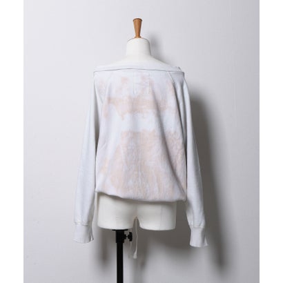 ゴートゥーハリウッド GO TO HOLLYWOOD Vintage Pile Loose Neckline Pullover(LADIES) （WHITE）｜詳細画像