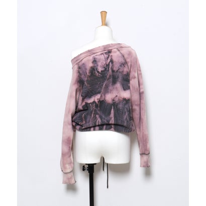 Vintage Pile Loose Neckline Pullover(LADIES) （CHARCOAL GRAY）｜詳細画像