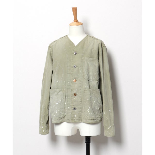 Nep Back Twill Coverall Jacket(LADIES) （BEIGE）