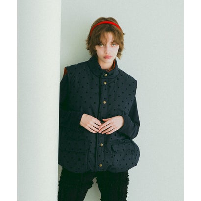 Dot Vest(LADIES) （NAVY）｜詳細画像