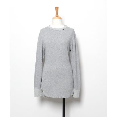 Glitter Waffle Tee(LADIES) （GRAY）｜詳細画像