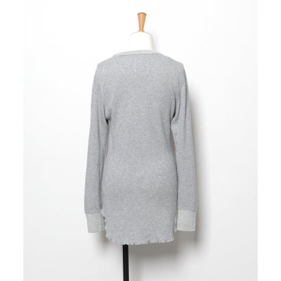 Glitter Waffle Tee(LADIES) （GRAY）｜詳細画像