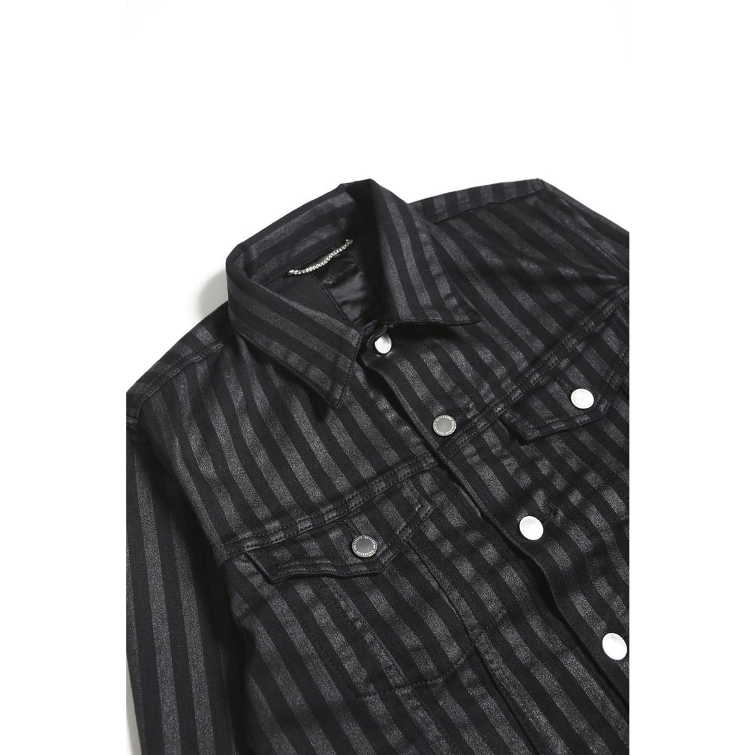 ガラアーベント GALAABEND Denim Jacket Black Stripe （Black