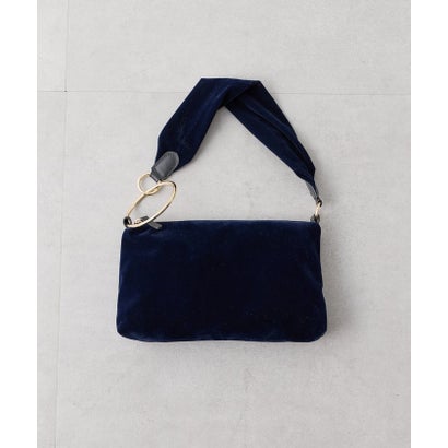 【2.718】2WAYベロアバッグ （navy）｜詳細画像
