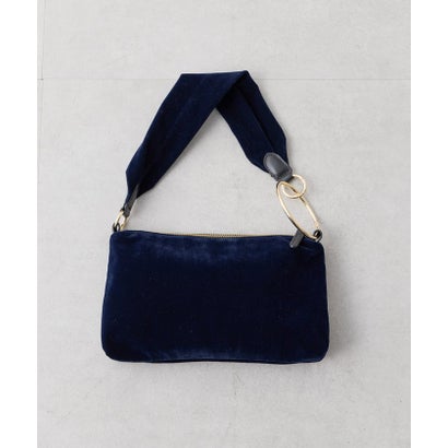 【2.718】2WAYベロアバッグ （navy）｜詳細画像