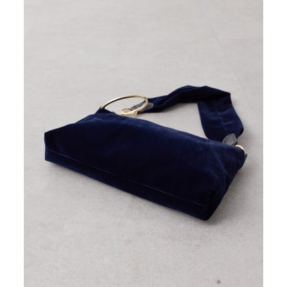 【2.718】2WAYベロアバッグ （navy）｜詳細画像