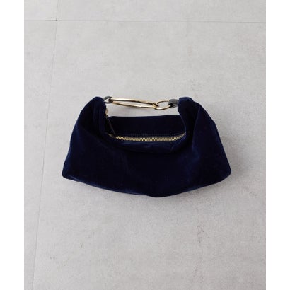 【2.718】2WAYベロアバッグ （navy）｜詳細画像