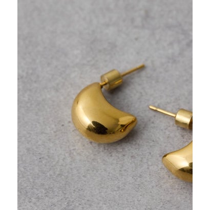 ステンレスプランプピアス （gold）｜詳細画像