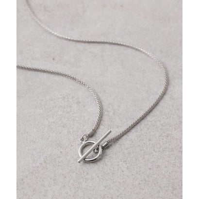 ステンレス スネイクロングネックレス （silver）｜詳細画像