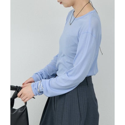 【La nature linge】NEWロングスリーブTシャツ （brown）｜詳細画像