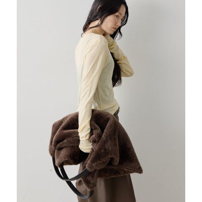 【La nature linge】NEWロングスリーブTシャツ （brown）｜詳細画像