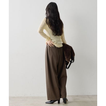 【La nature linge】NEWロングスリーブTシャツ （brown）｜詳細画像