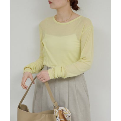 【La nature linge】NEWロングスリーブTシャツ （brown）｜詳細画像