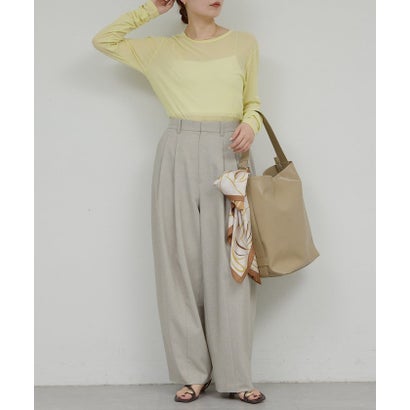 【La nature linge】NEWロングスリーブTシャツ （brown）｜詳細画像