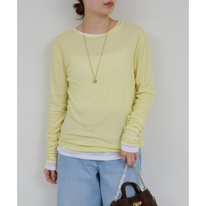 【La nature linge】NEWロングスリーブTシャツ （brown）｜詳細画像