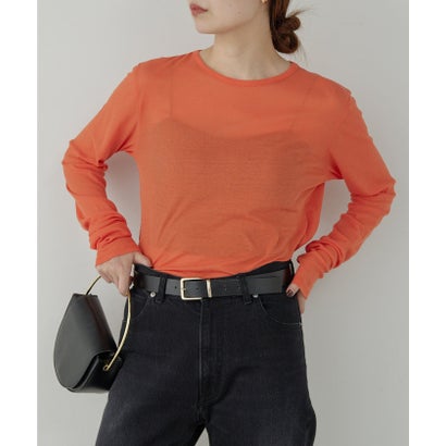 【La nature linge】NEWロングスリーブTシャツ （brown）｜詳細画像