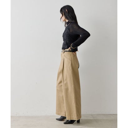 タックチノパンツ （beige）｜詳細画像