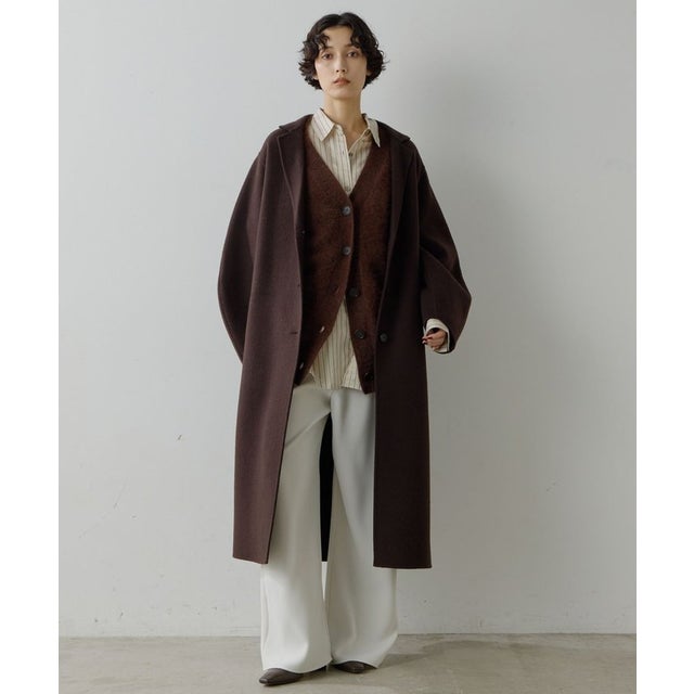 コクーンスリーブチェスターコート （brown）