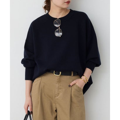 スウェットライクニット （navy）｜詳細画像
