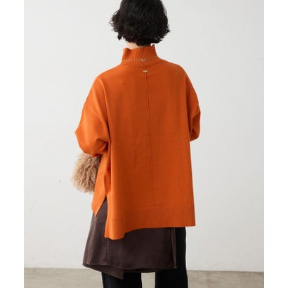 【WEB限定カラー】【全骨格対応】オーバータートルニット （orange）｜詳細画像