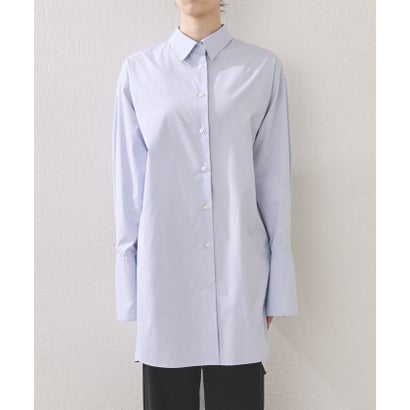 ダブルカフスシャツワンピース （white）｜詳細画像