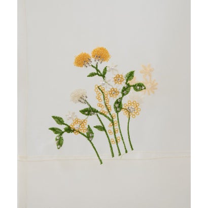 ガリャルダガランテ GALLARDAGALANTE ビジュー刺繍スカート （white）｜詳細画像