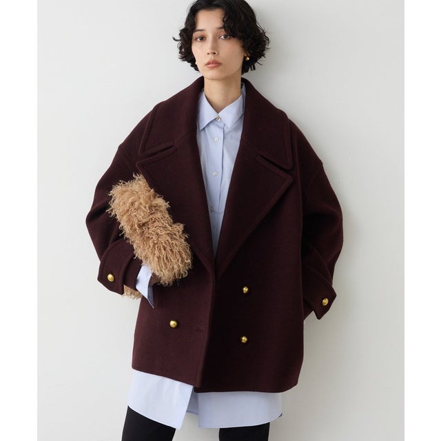 メルトンPコート （brown）