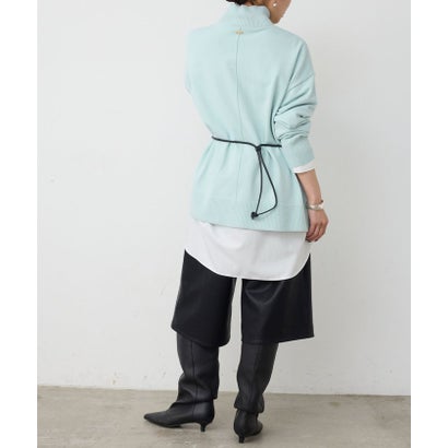 【WEB限定カラー】【全骨格対応】オーバータートルニット （mintgreen）｜詳細画像