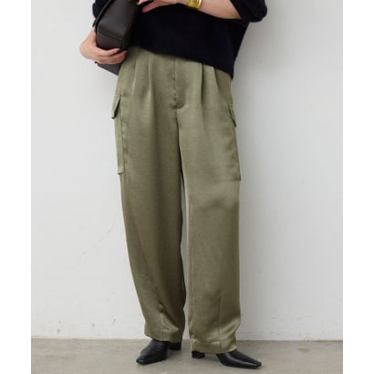 サテンカーゴパンツ （offwhite）｜詳細画像