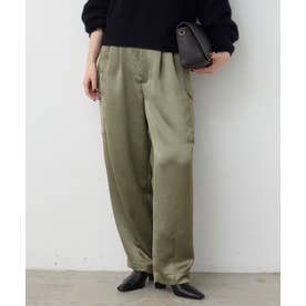 サテンカーゴパンツ （khaki）