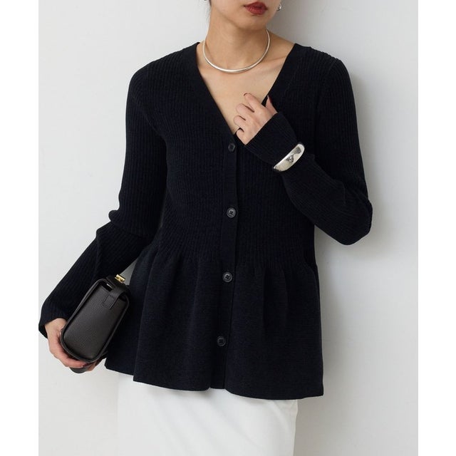 モールペプラム2WAYカーデ （black）