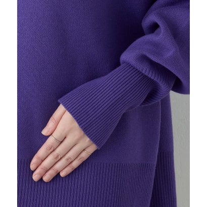 スウェットライクニット （purple）｜詳細画像
