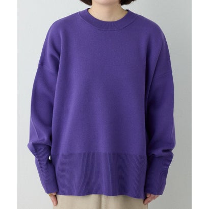 スウェットライクニット （purple）｜詳細画像