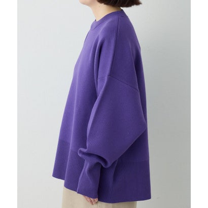 スウェットライクニット （purple）｜詳細画像